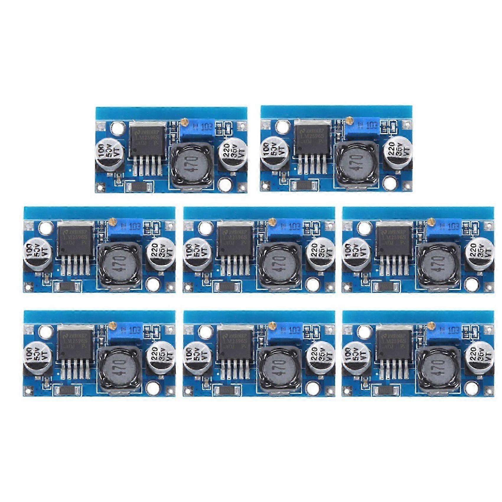 8PCS LM2596S DC-DC Step Down Power Supply Module 3A Adjustable Step-Down Module 1.5-35V Power Supply Step Down Module
