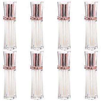 8 stks lege lipglosstubes: 3,5 ml doorzichtige lipglosscontainers met borstelapplicator - hervulbare lippenstiftcontainers voor doe-het-zelf make-upverpakkingen