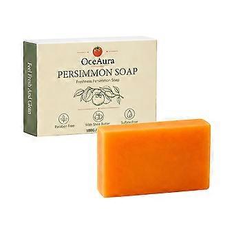 Jabón de caqui, barra limpiadora suave para todo el cuerpo, elimina olores, hidrata, nutre, mejora la piel seca y áspera, jabón hidratante iluminador, 1/2/4 unidades