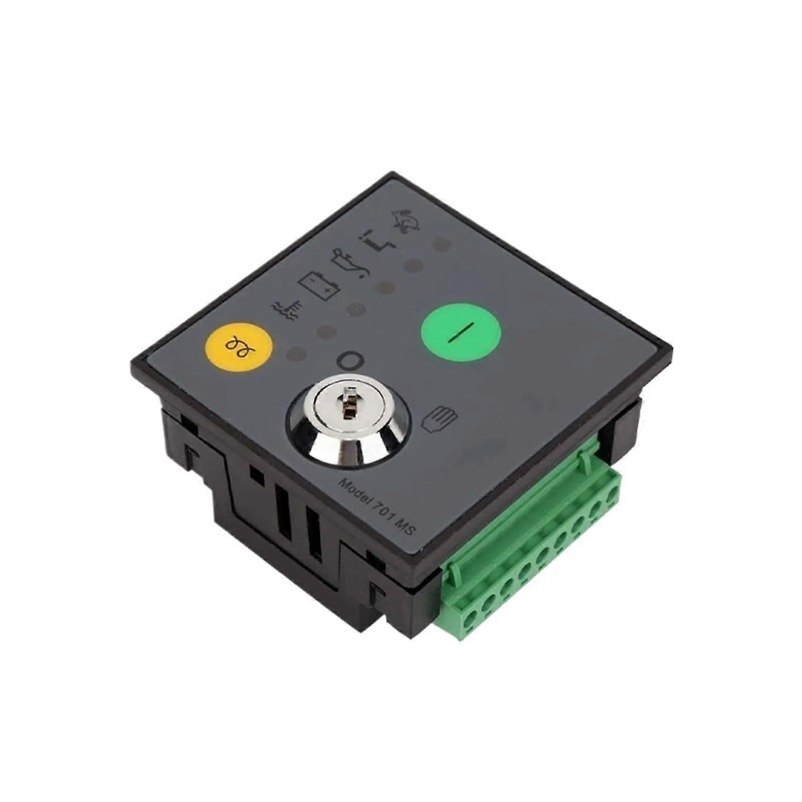 Generator Auto Start Controller Black Replacement Control Panel Unit Universal Finish for DSE701