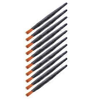 Portable Black Lip Brush for Lip 100Pcs Mini Lipstick Brush with Artificial Fiber