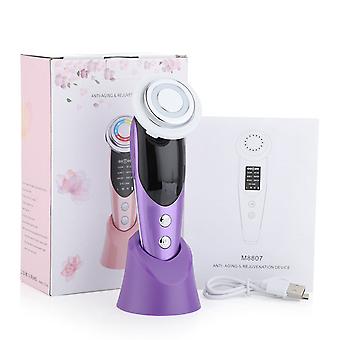 7 In 1 Face Lift Devices RF Microcurrent Skin Rejuvenation Facial Massager Light Therapy Anti Aging Wrinkle