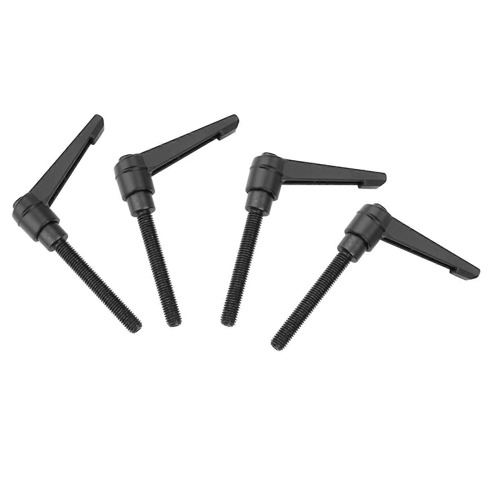 4PCS Metal Machine Knobs Adjustable Fixing Handle M5 Male Thread (50mm)