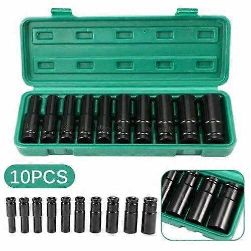 Deep Impact Socket Set Corrosion-Resistant Flank Drive Heavy-Duty