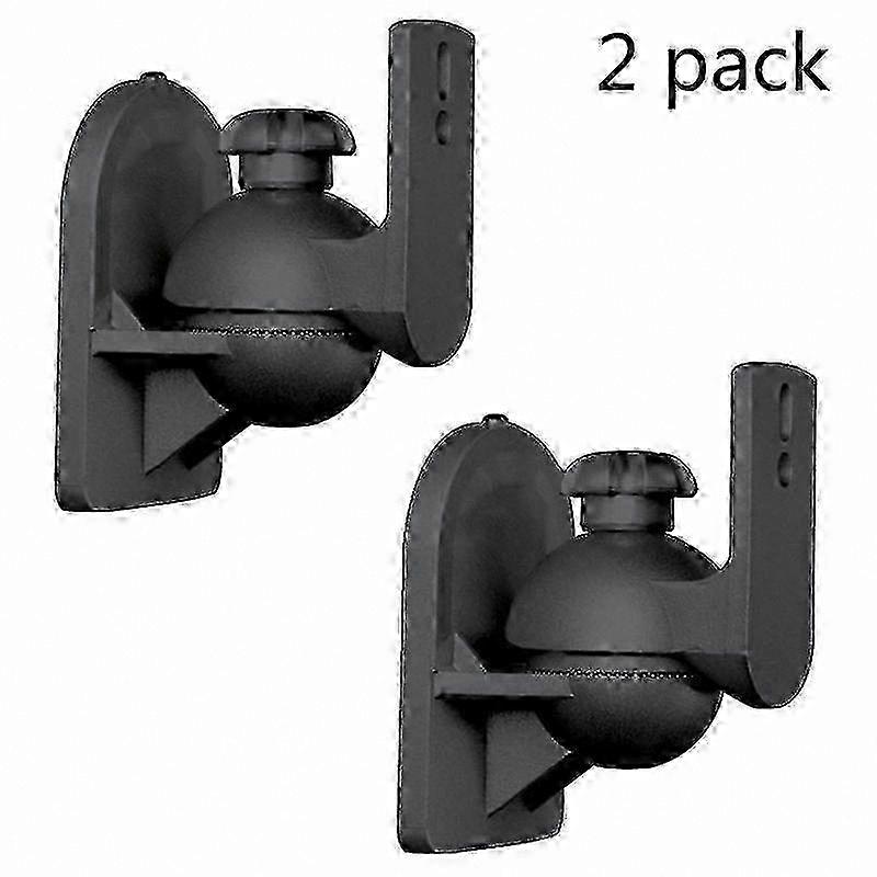Universal Speaker Wall Mount Bracket, Rotatable Stand Pair for Home o Setup
