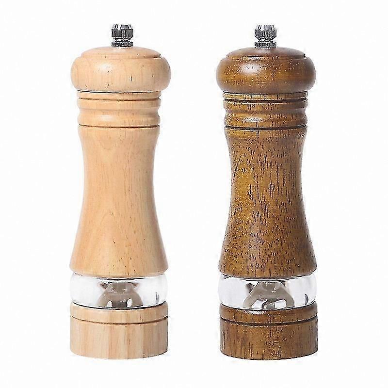 Solid Wood Salt and Pepper Grinders Set GIX