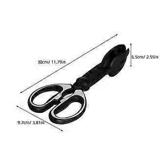 Dog Poop Picking Tool Wear-Resistant Litter Scooper Pet Lovers Yard Cleanup Black 30.00X9.70X6.50CM 1Set