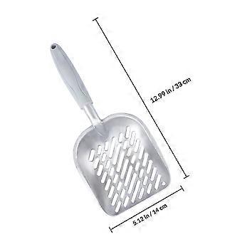 Cat Litter Scoop Long Handle Durable Metal for Cleaning Use
