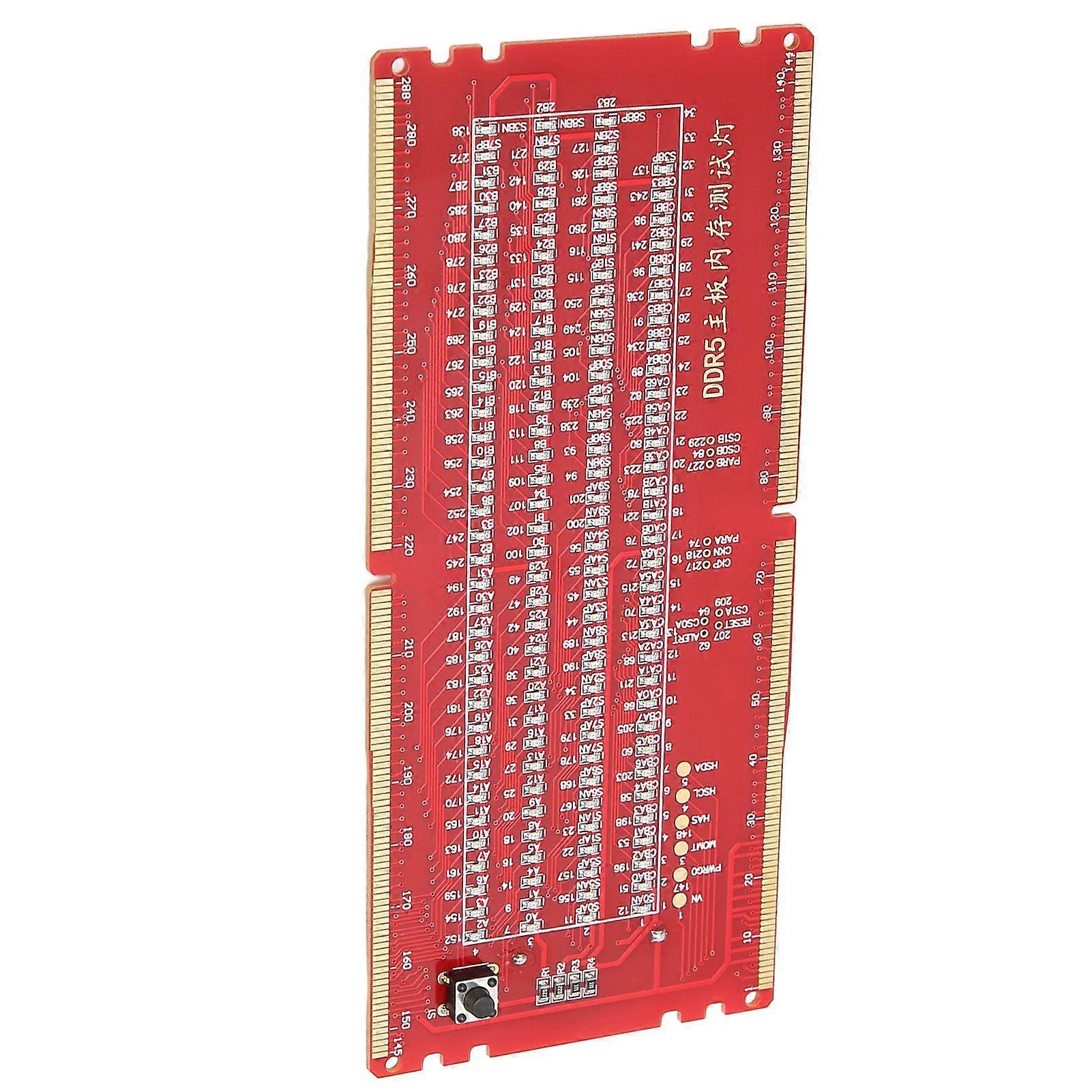 DDR5 Memory Tester Luminous Diode Safe Durable Stable Desktop Memory Tester for Memory Computer Repair