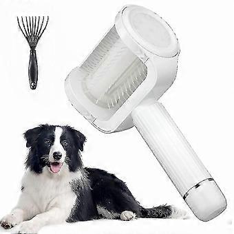 Tragbare Haustierbürste, geeignet für langhaarige Hunde, reduziert Haarausfall, umweltfreundlich, kompatibel mit anderen Reinigungsmethoden, effiziente Fellpflege.