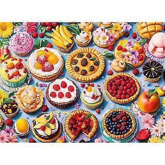 Quebra-cabeças para adultos com peças grandes: Quebra-cabeça de sobremesas com doces HAA925