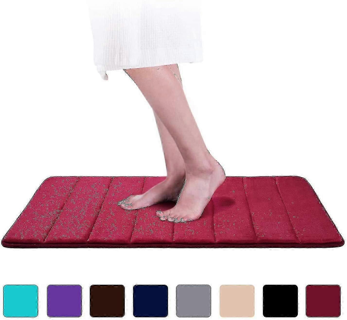 Bath Bath Rug Absorbent Non-slip Bath Mat Washable Bath Mat