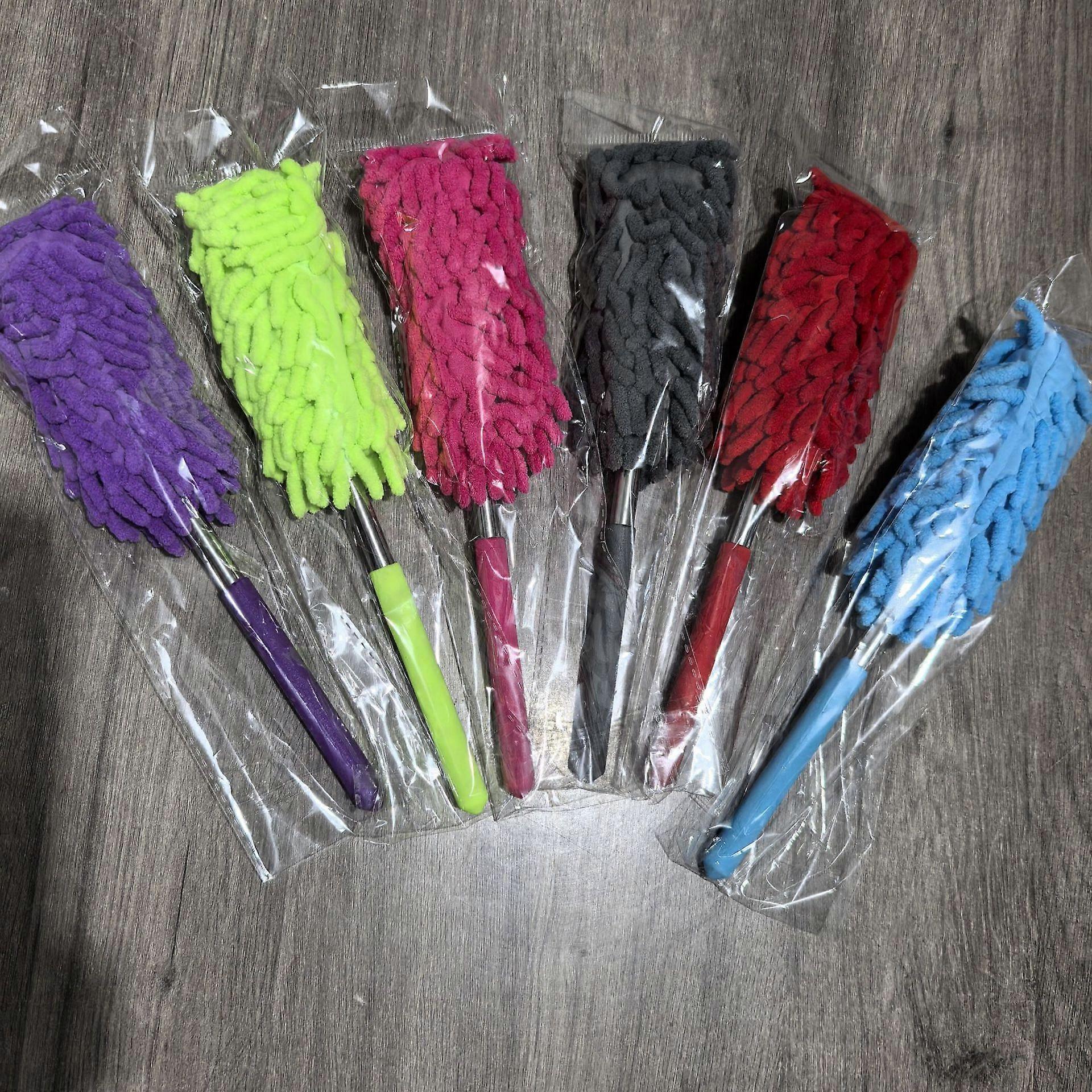 Telescopic Chenille Duster Microfiber Car Desk Dusting Wand Extendable