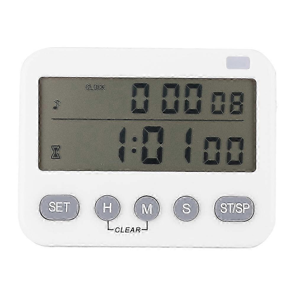 Home Kitchen Timer Silent Vibration Alarm Clock Reminder