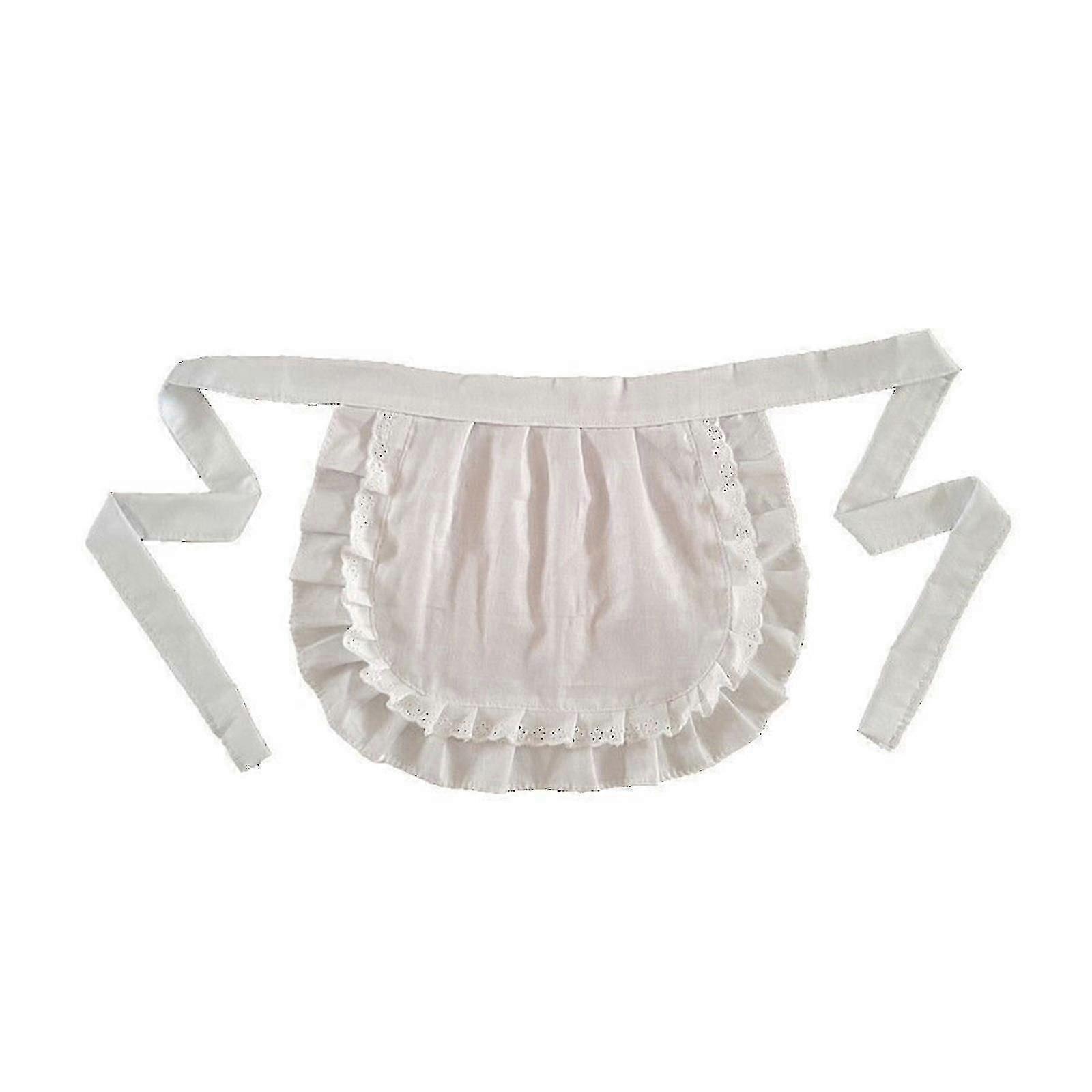 Retro Waist Apron Adjustable Lace