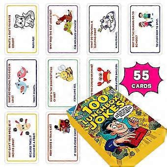 Interactive Bilingual Lunchbox Joke Cards for Kids – 100 Thick Game Cards Set