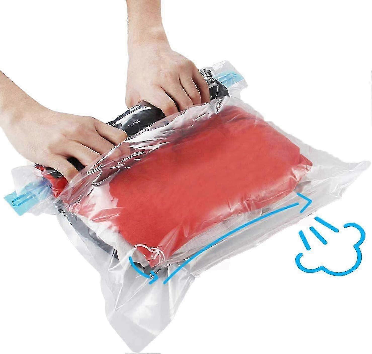 10Pcs Reusable Roll-Down Space Savers