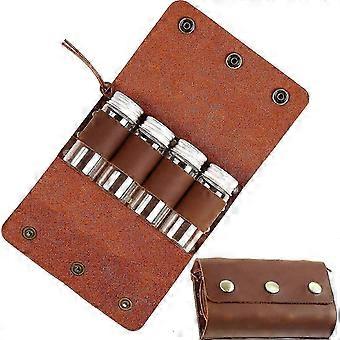 R9 Camping Spice Kit Travel Spice Holder Hiking Spices Set bushcraft Spice kit and Oil Pouch Spice Jar with Storage Bag Portable Spice Seasoning Bag