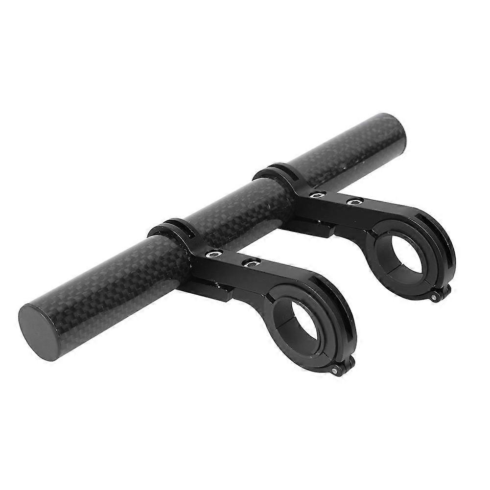 Bike Multifunction Extension Bracket   Table Light Support Flashlight Stand Carbon Grain Double Clamp