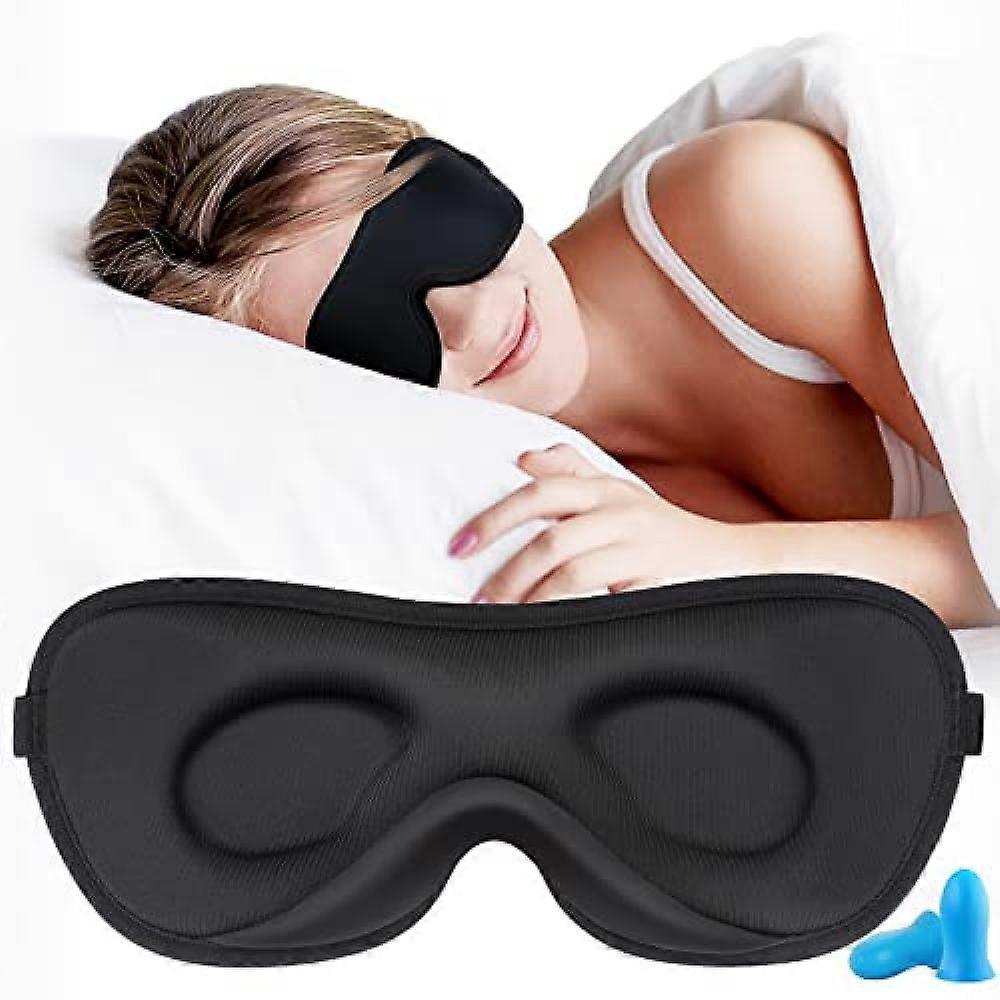 3D Contoured Ultra-thin Sleep Mask for