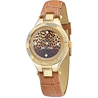 Nur Cavalli Uhren Indie Uhr für Frauen Analog Quarz mit Rindsleder Armband R7251215502