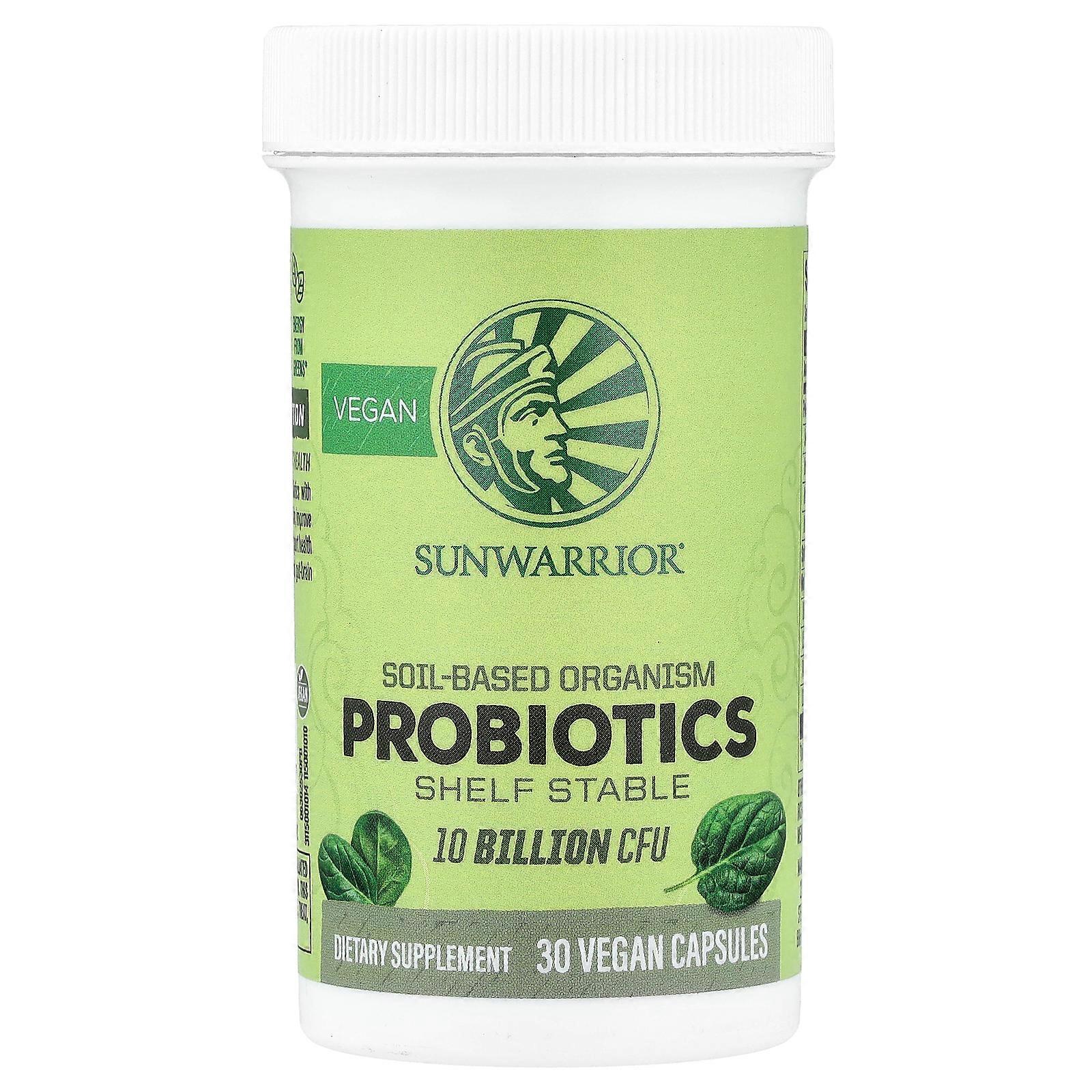 Sunwarrior, Probiotics, 10 Billion CFU, 30 Vegan Capsules