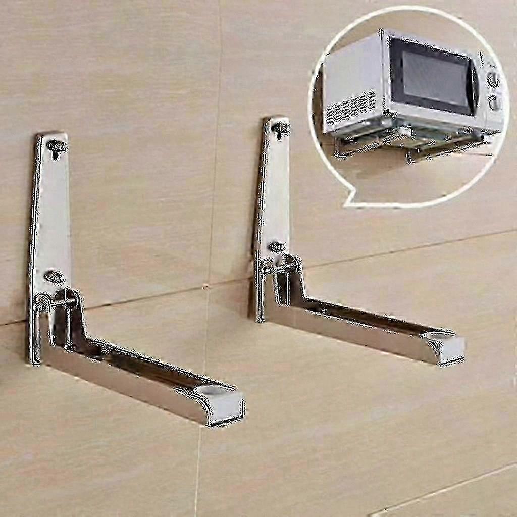 Wall Mounted Microwave Shelf compatible with Kitchen Storage and Organization Solutions