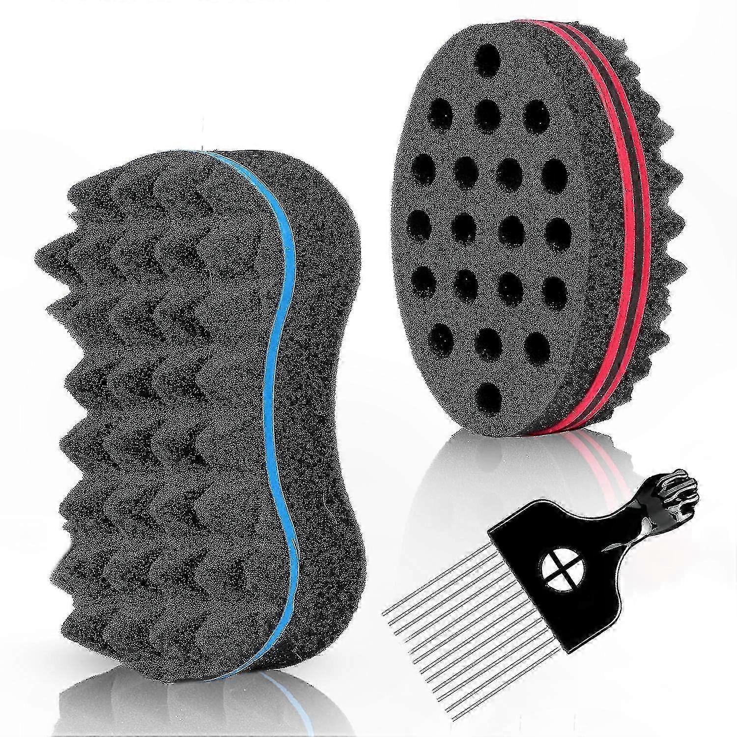 Afro Twist Sponge & Pick Set