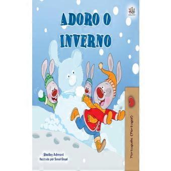I Love Winter Portuguese Book For Kids- Portugal