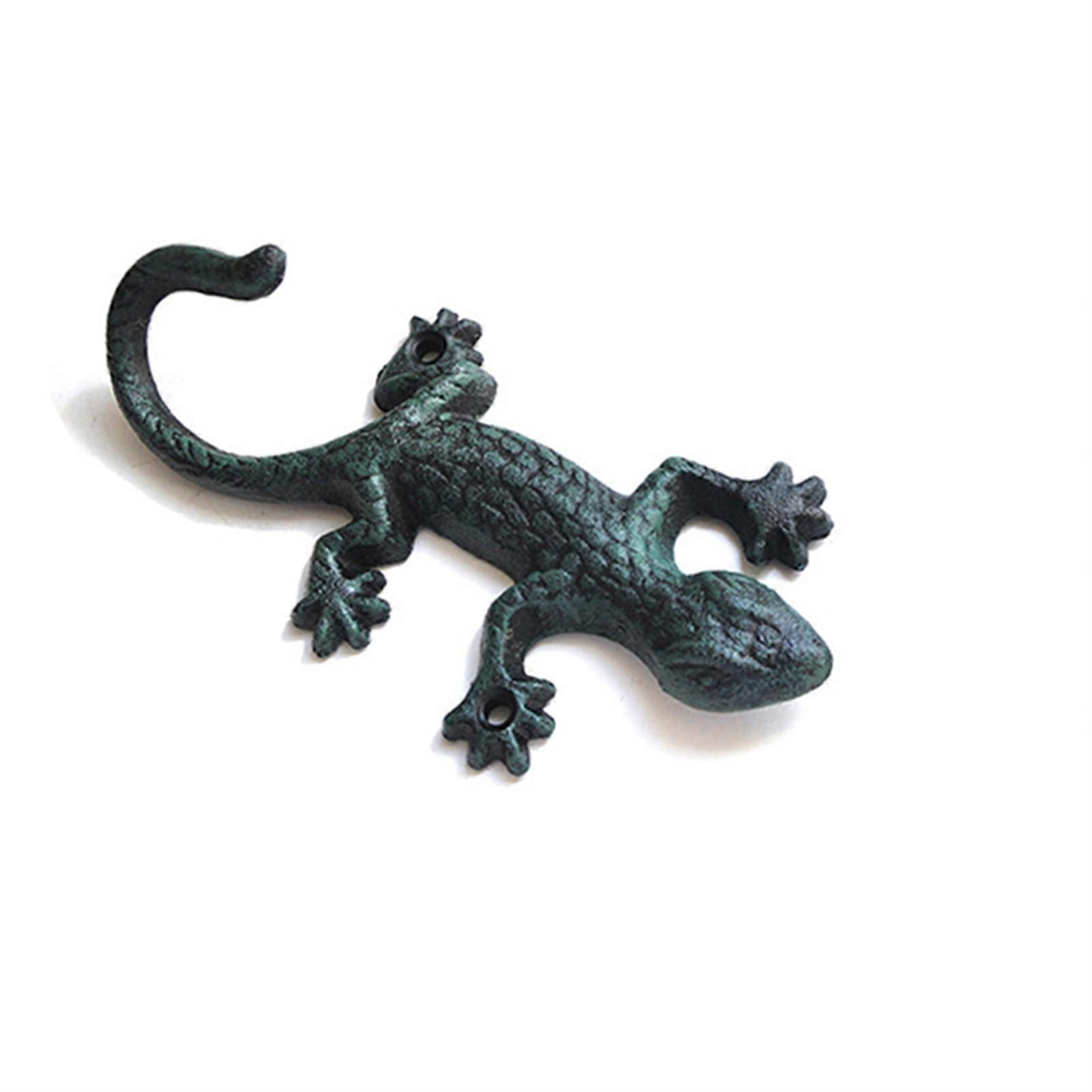 Vintage Cast Iron Wall Hook Lizard Creative Antique