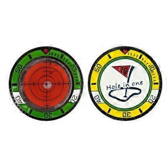 Golf Putting Green Slope Leveling Trainer with 3-Speed Adjustment, Dual-Track Guide and Ball Marking System