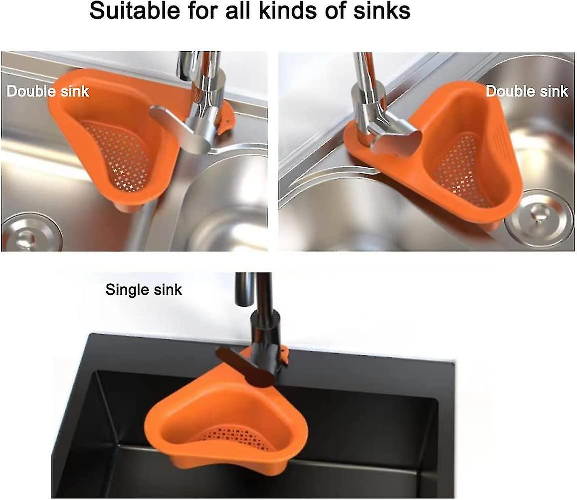 1pcs Multifunctional Kitchen Triangle Sink (green)