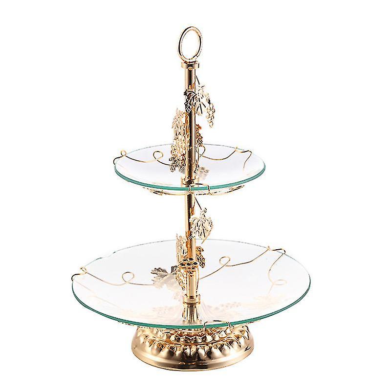 42X28,5cm Goldene Teller Mode Lebensmittel Aufbewahrungstablett Snacks Teller Süßigkeiten Tablett Party Obst Display Tablett