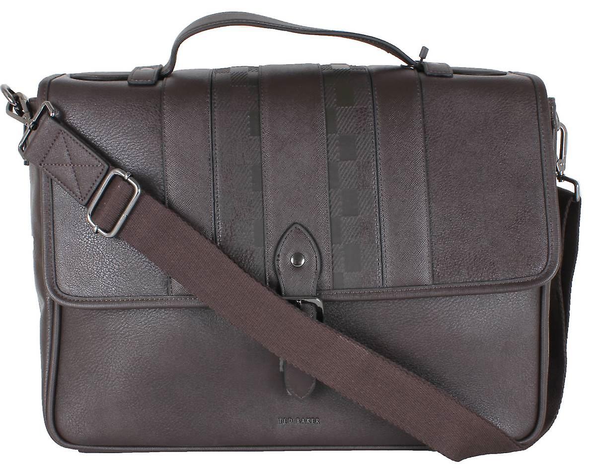 Ted Baker Wayvees House Check Satchel - Brown