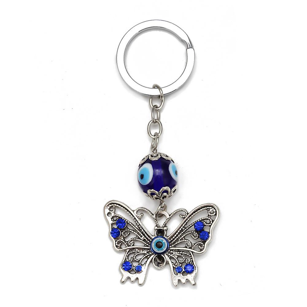 Nice shiny gold alloy key ring