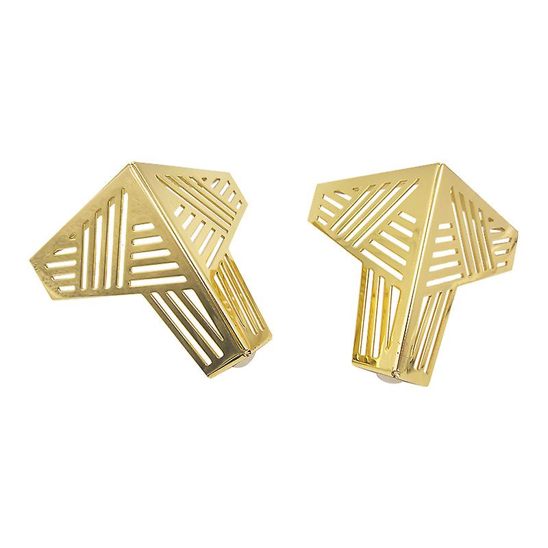 4 Pieces, Metal Furniture Sofa Legs, Replacement Furniture, Modern Hollow Metal Furniture, Circle Pattern, for Sofa Legs Table Legs Bed Legs(Gold)