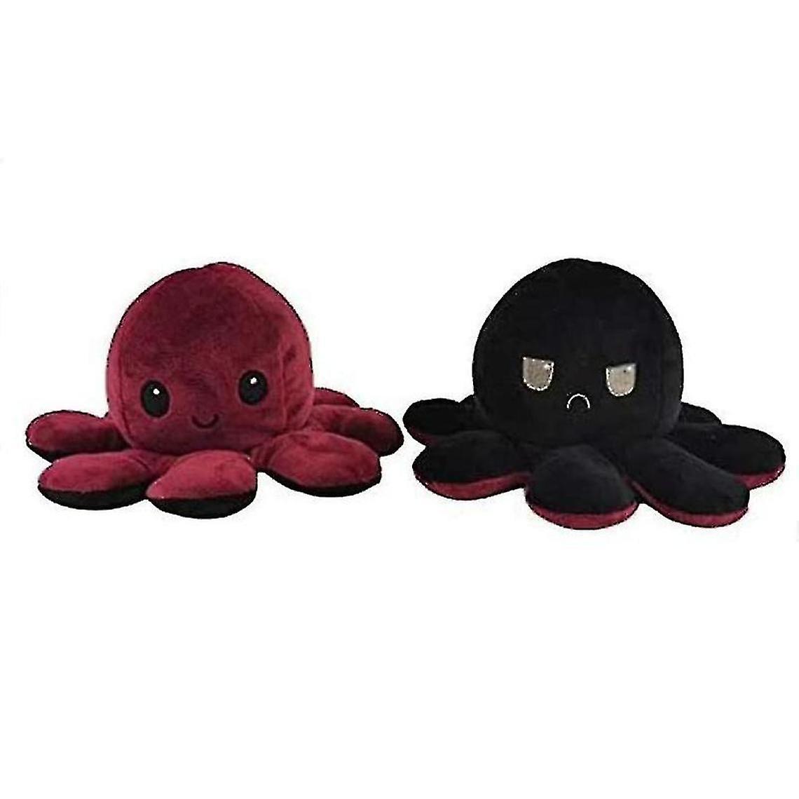 Double Sided Kids Stuffed Animal Octopus Poct