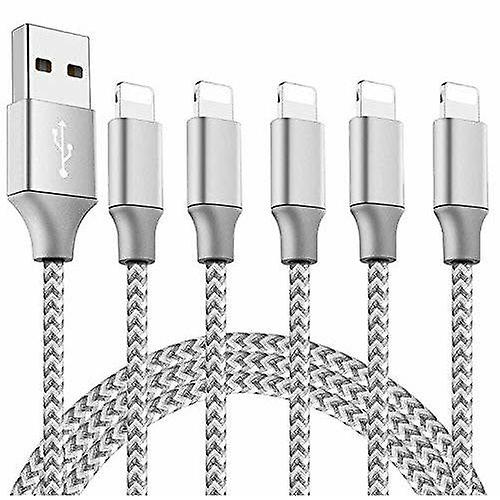 5X Fast Charging + Sync Cable Charger Compatible Iphone 14 13 12 11 7 8 Plus X Xs Max Xr Se Ipad