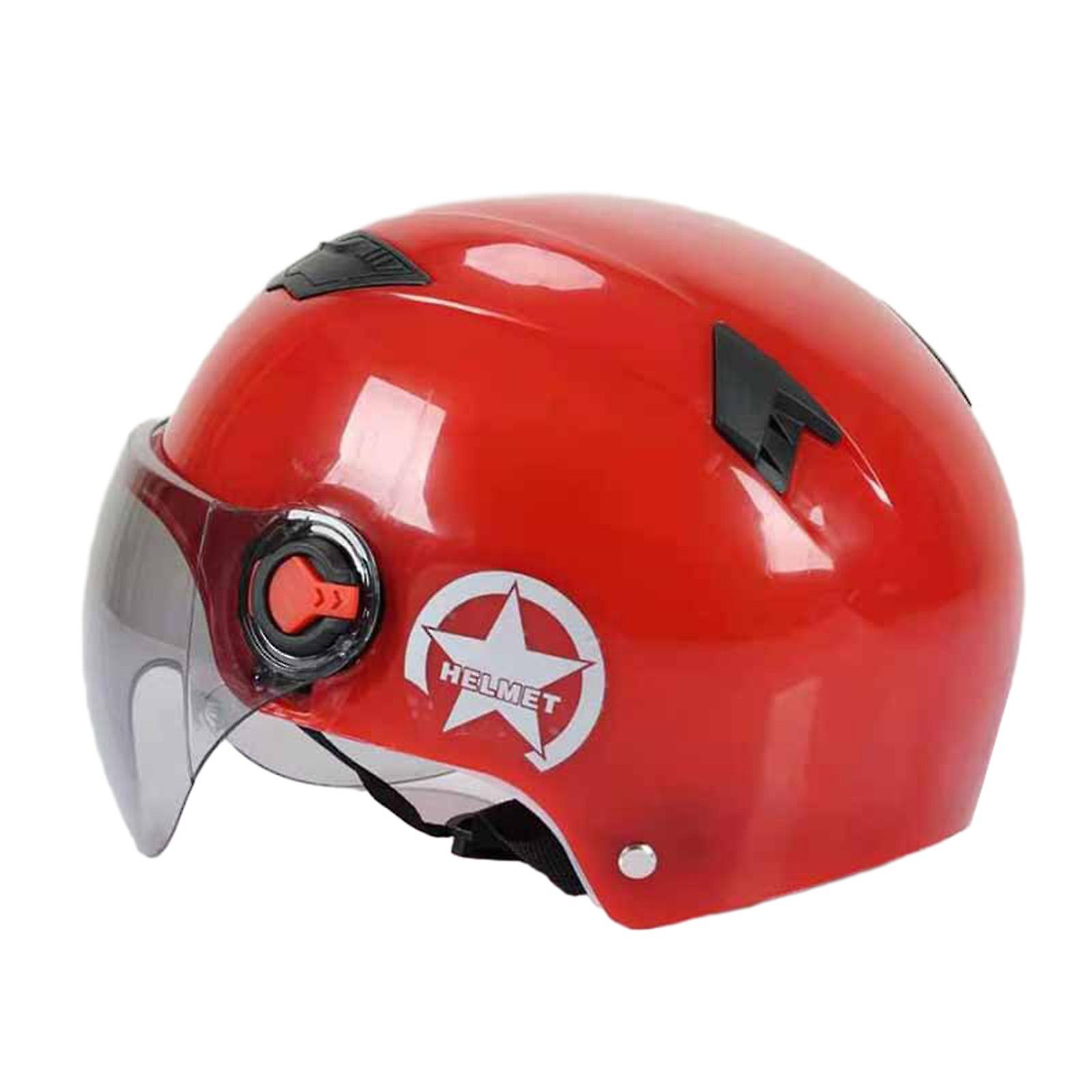 Motorcycle Safety Helmets Anti-impact Lightweight Helmets with Goggles for Outdoor