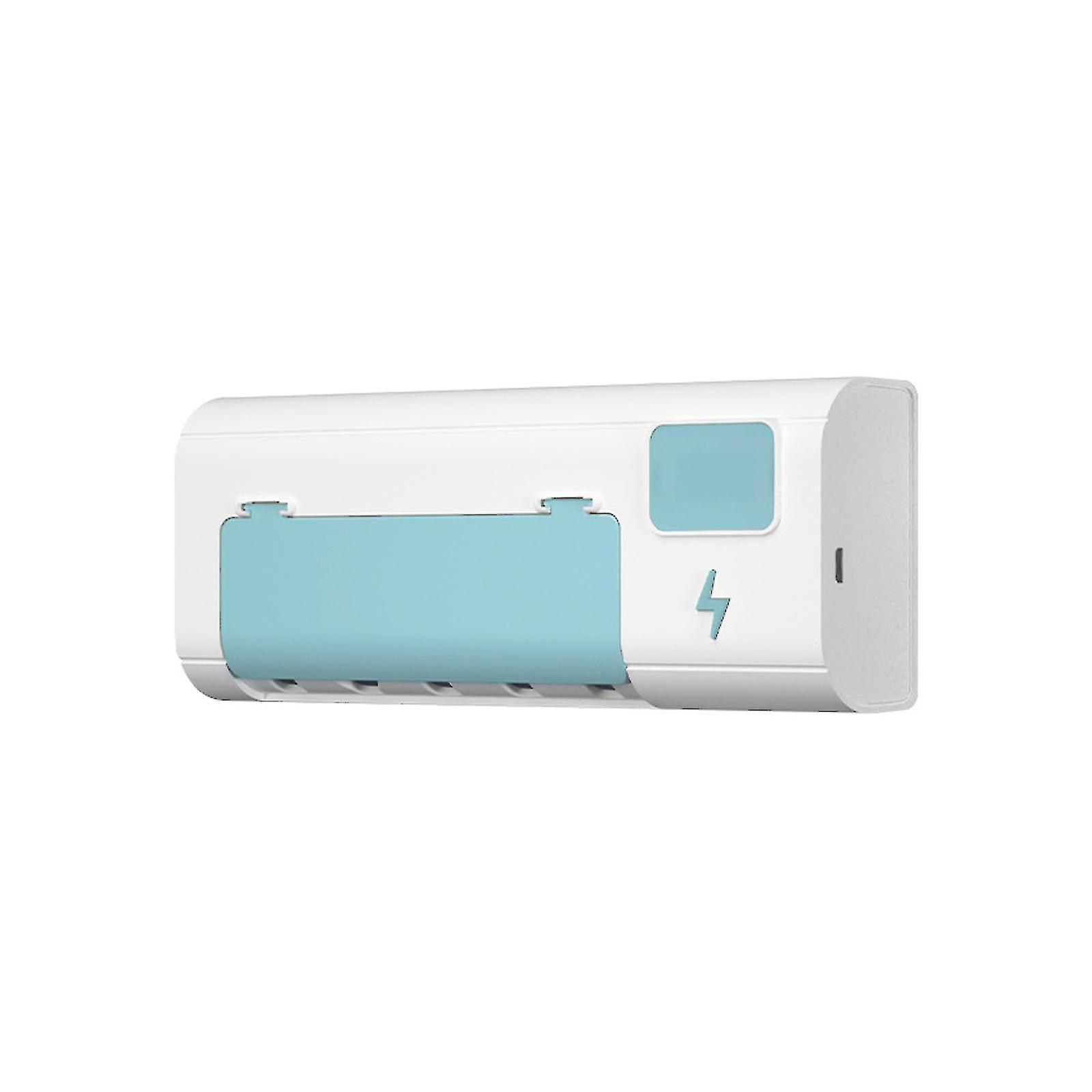 Uv Toothbrush Sanitizer Holder Sterilize Timing Rechargeable Wall Mounted Toothbrush Sterilizer For Bathroom