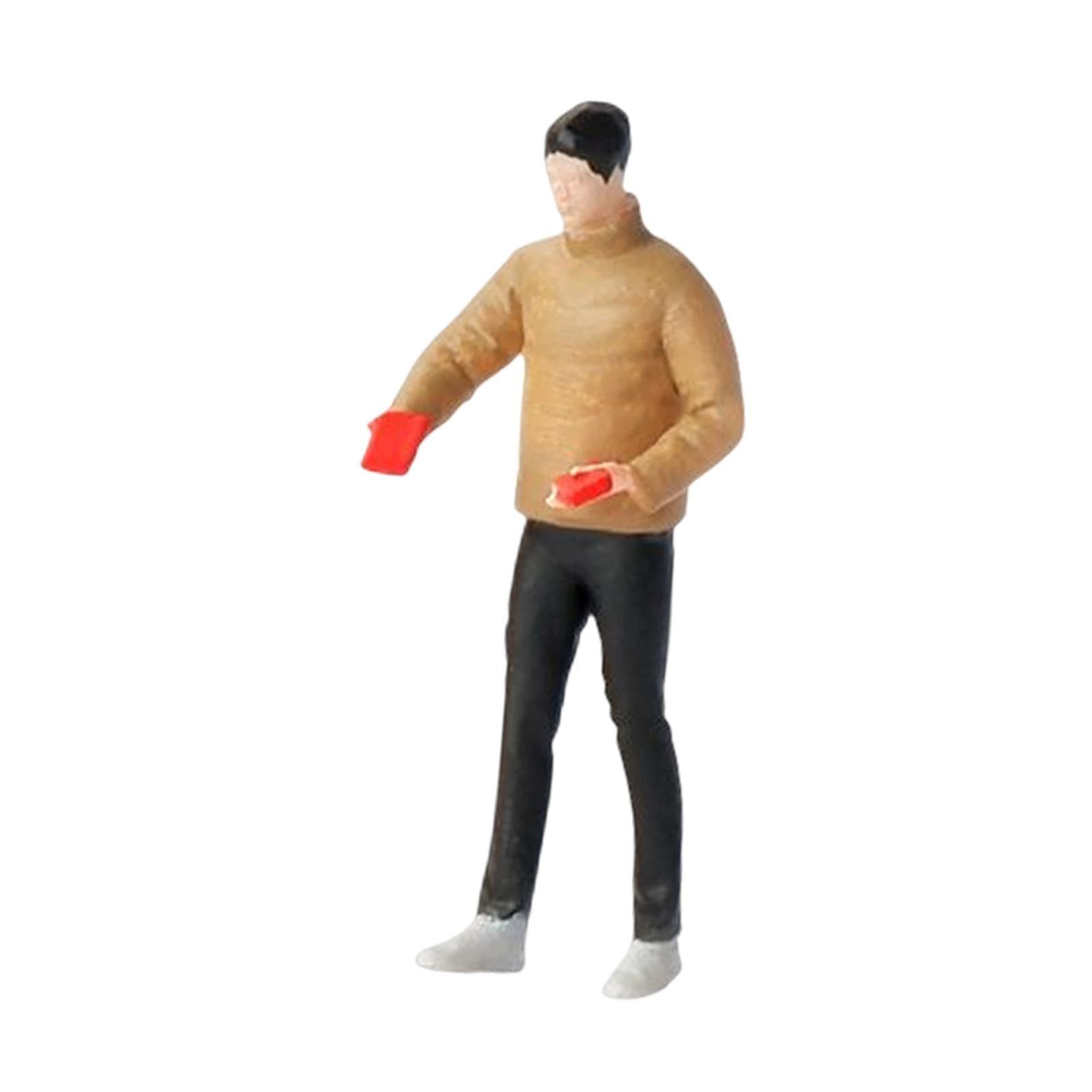 1/64 Figures Decoration New Year Figurines Collection Characters Model Style B