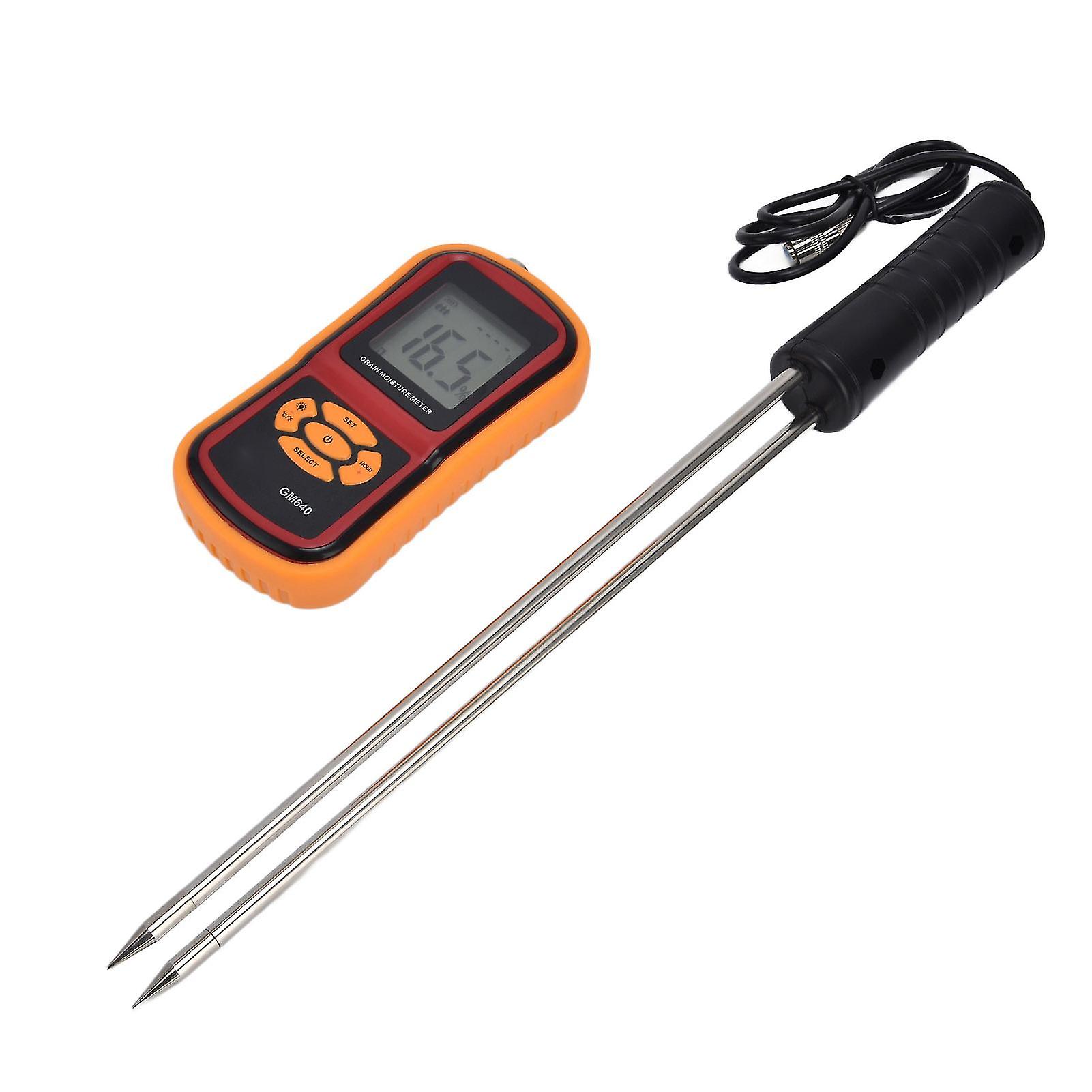 Digital Portable Grain Moisture Meter for Wheat, Corn, and Rice