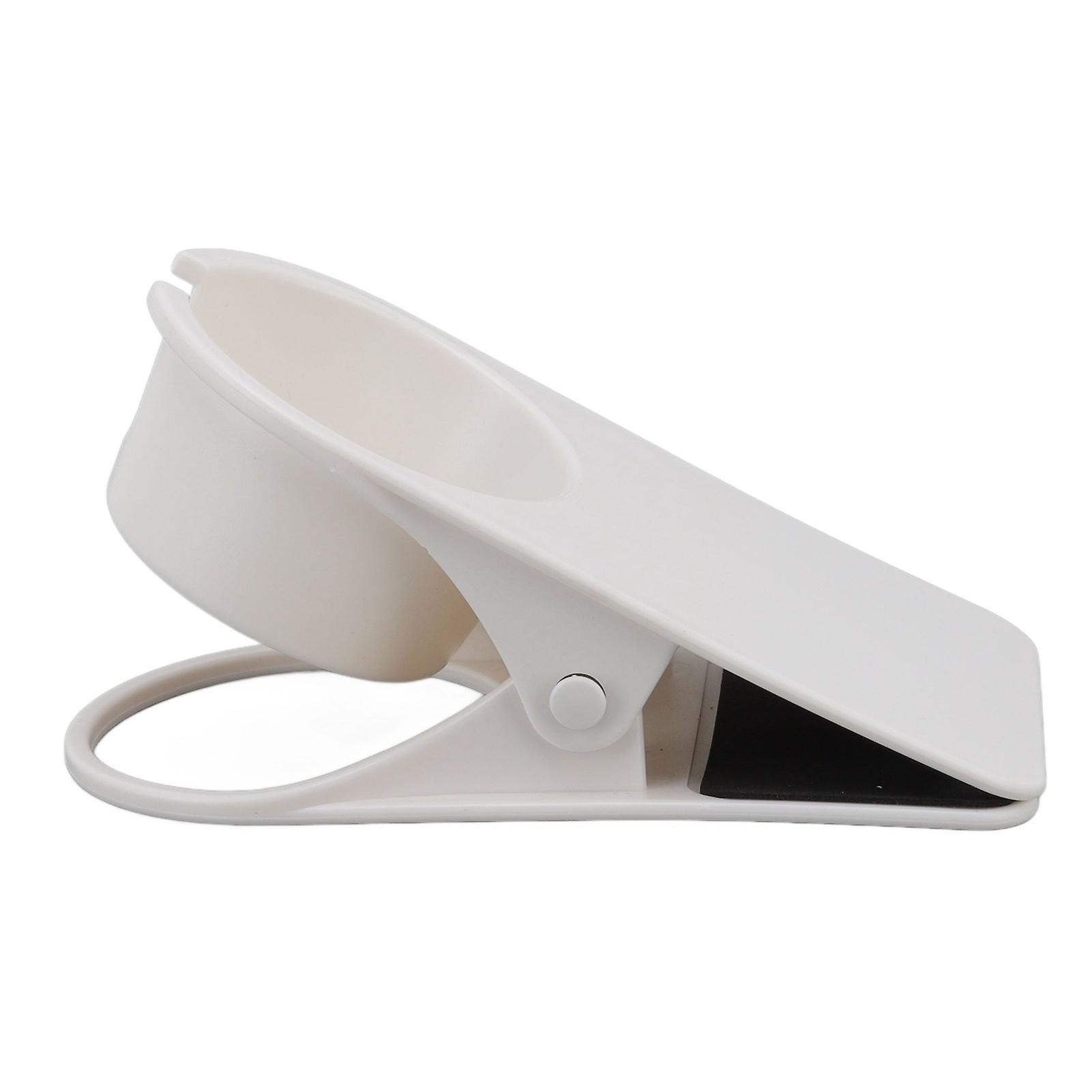 Durable White Desktop Cup Holder for Home & Office - Heat-Resistant & Versatile