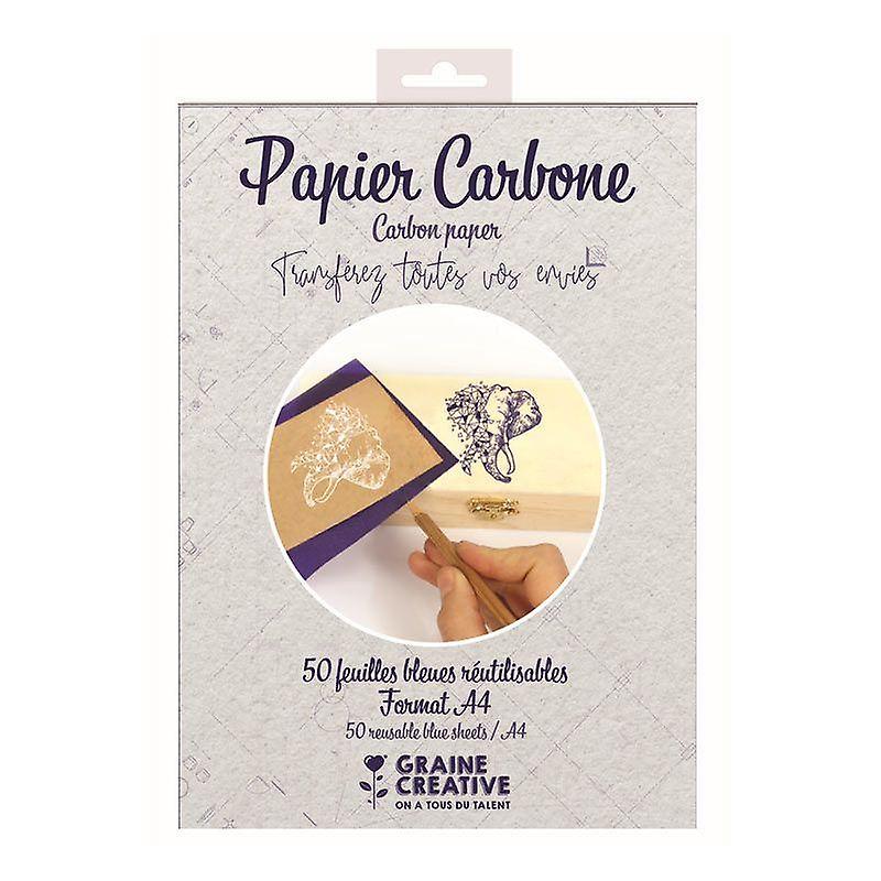 Carbon Paper - 50 reusable blue sheets - A4