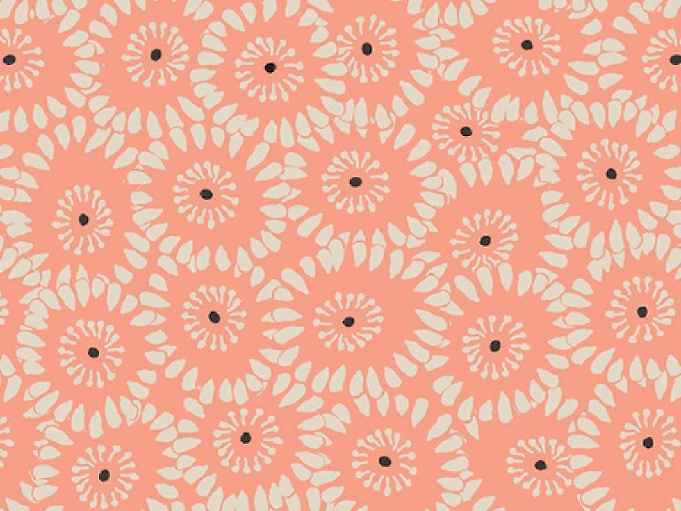 Art Gallery Fabrics Rapture 100% Cotton Poplin Fabric Rose - per metre