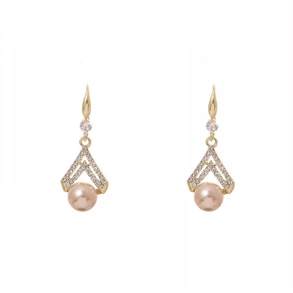 Modische und schlichte Retro-Ohrringe, Perlenohrringe (Royaume-Uni STORY)