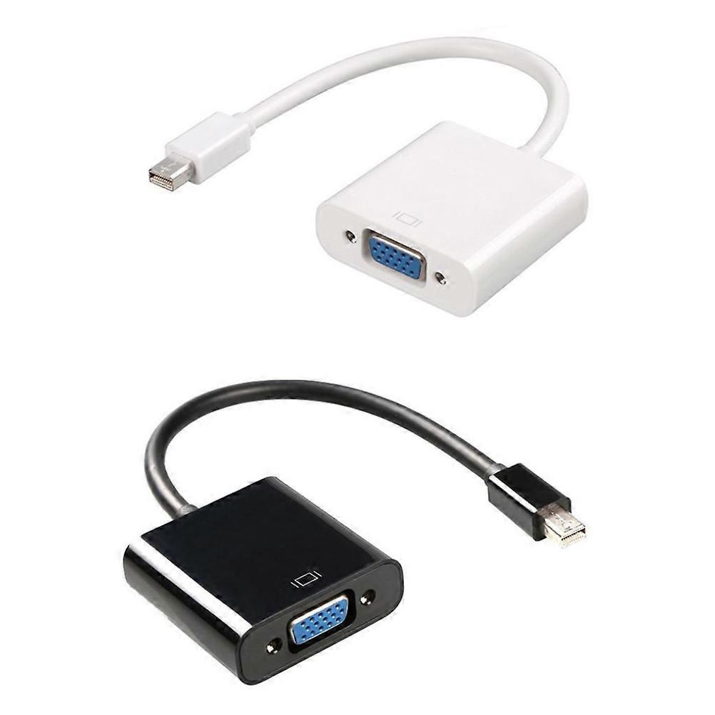 Mini DisplayPort to VGA Adapter Cable DP to VGA Conversion Line Support Mini DisplayPort v1.2