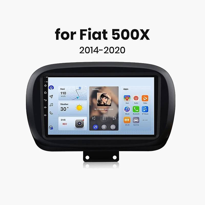 Wireless Carplay Android Auto Car Radio For Fiat 500X 2014-2020 Multimedia GPS autoradio 4G WIFI DSP
