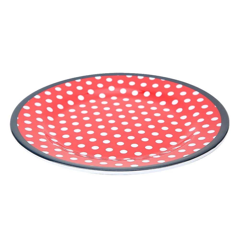 22cm Round Shape Plate Temperature Resistant Dish Tableware for Home Restaurant Hotel Kitchen