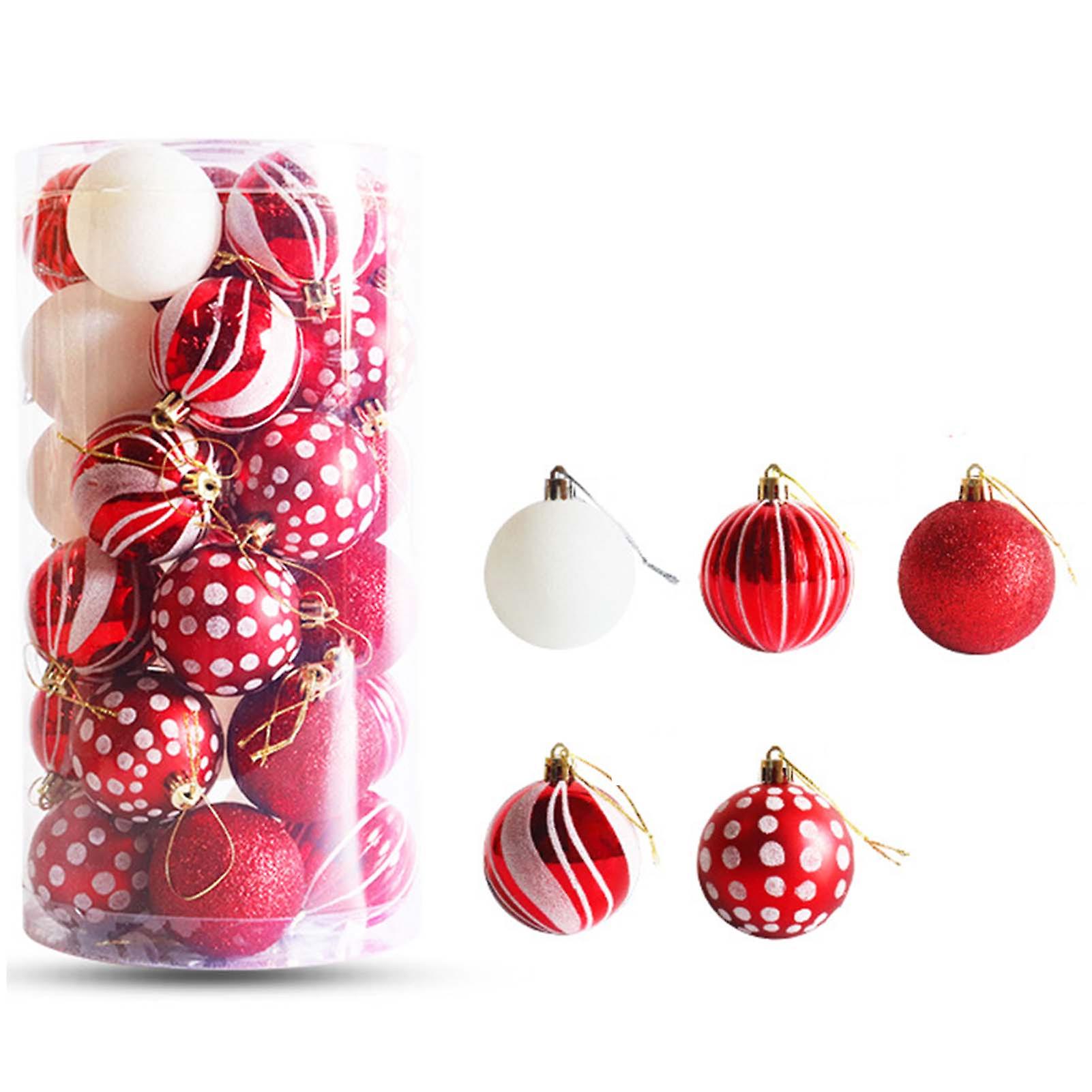 Christmas Tree Hanging Balls Barrel Packed Hanging Christmas Tree Decor Balls For Holiday Party Wreath